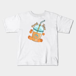 Peach Juice Kids T-Shirt